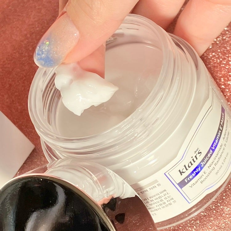 フレッシュリージュースドビタミンEマスク(90g)/Klairs/フェイスクリームを使ったクチコミ(2枚目)