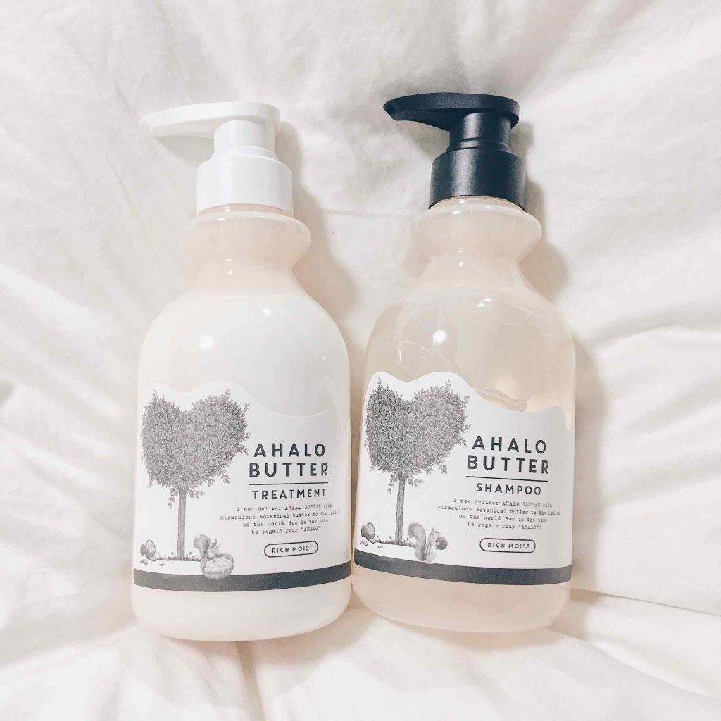 リッチモイスト バターとメープルシロップのモコモコ泡のシャンプー／バターとヨーグルトのとろとろトリートメント/AHALO BUTTER/シャンプー・コンディショナーを使ったクチコミ（1枚目）