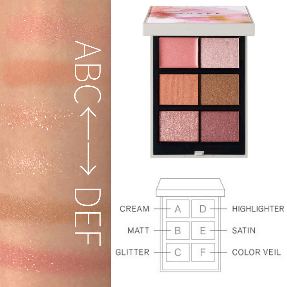 ジュビリーコレクション パレット 2023/THREE/アイシャドウパレットを使ったクチコミ（2枚目）