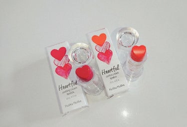 HolikaHolikaの、Heartful沢山種類があってめちゃくちゃかわいい💞
発色もきれいだから、誰でも使いこなせると思った!!
私は韓国のHolikaHolikaのお店で買ったんだけど、1+2だ