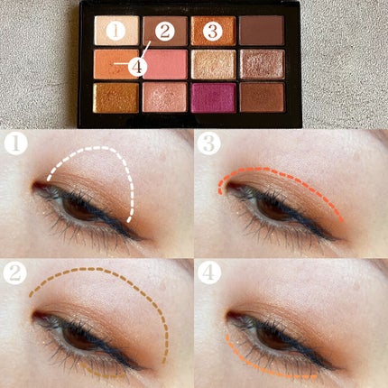 アフターグロー アイシャドーパレット/NARS/アイシャドウパレットを使ったクチコミ(2枚目)