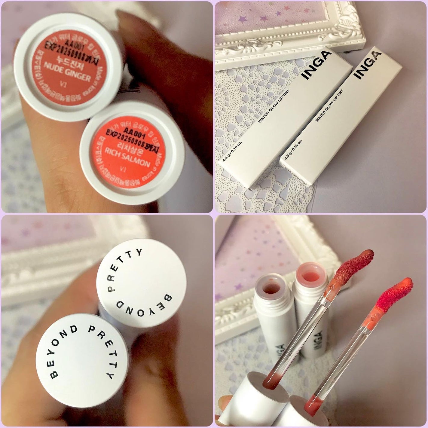 ウォーターグローリップティント/INGA/リップティントを使ったクチコミ(5枚目)