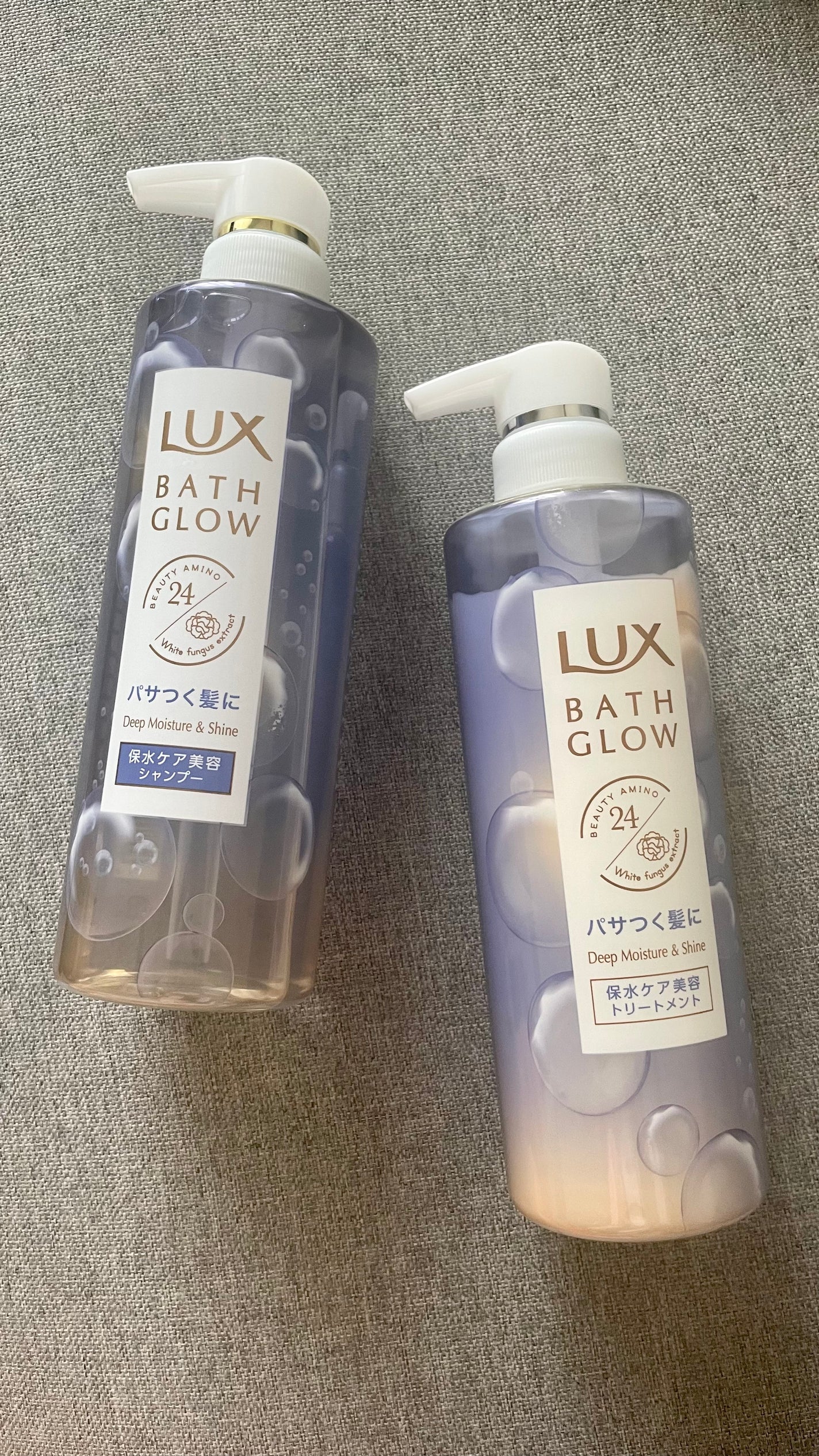 バスグロウ ディープモイスチャー&シャイン シャンプー/トリートメント/LUX/市販シャンプーを使ったクチコミ(1枚目)