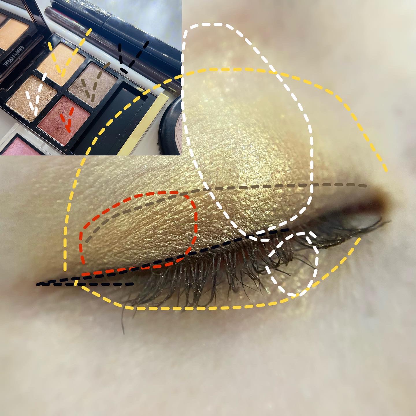 アイ カラー クォード/TOM FORD BEAUTY/アイシャドウパレットを使ったクチコミ（3枚目）