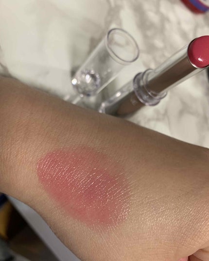 ラスティンググロスリップ/CEZANNE/口紅を使ったクチコミ(3枚目)