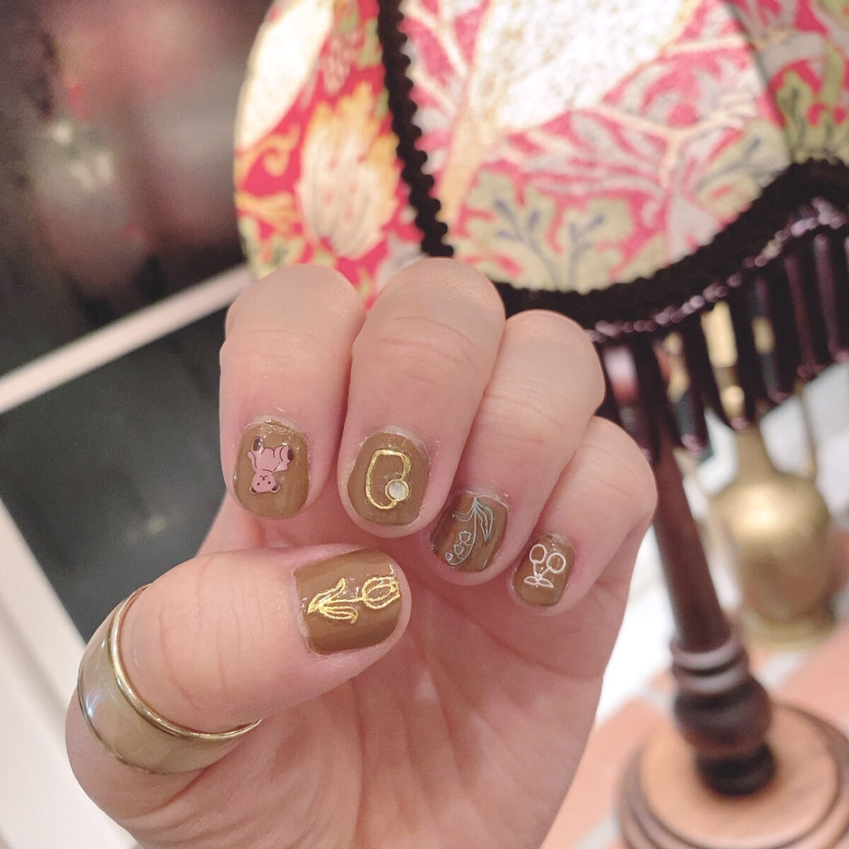 羽根ペンネイルポリッシュ VW1927 灯台へ- Virginia Woolf -/et seq./マニキュアを使ったクチコミ（1枚目）