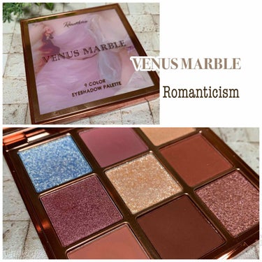 VenusMarble 9色アイシャドウパレット Romanticism（ロマンチシズム）/Venus Marble/アイシャドウパレットを使ったクチコミ（1枚目）