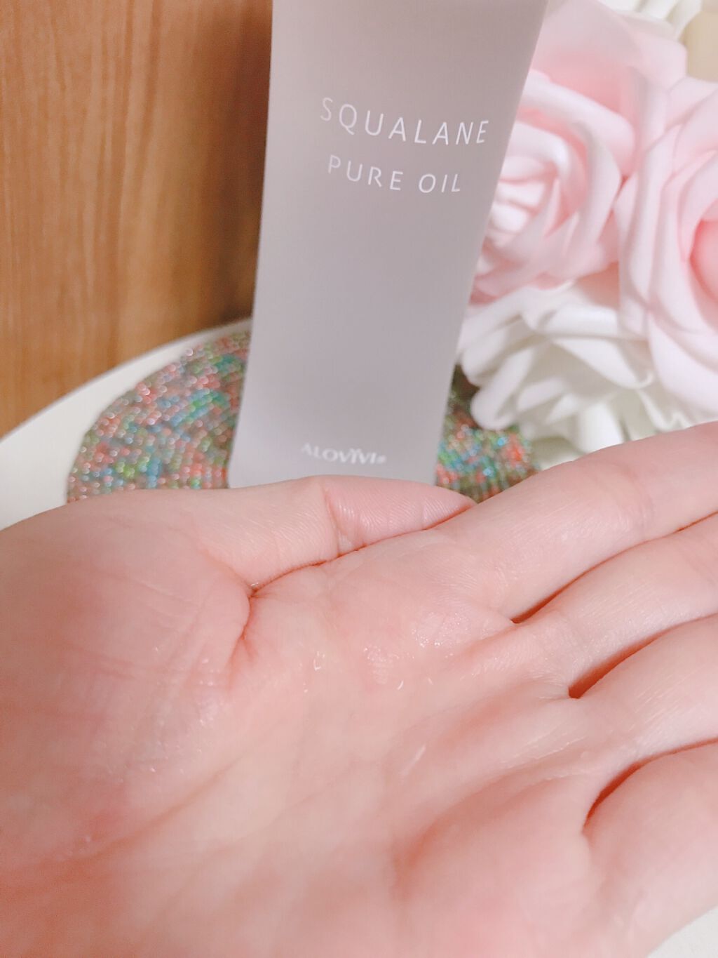 スクワランピュアオイル/アロヴィヴィ/フェイスオイルを使ったクチコミ（3枚目）