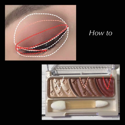 トーンアップアイシャドウ/CEZANNE/アイシャドウパレットを使ったクチコミ(3枚目)