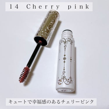 ジルスチュアート ムースブロウマスカラ 14 cherry pink/JILL STUART/眉マスカラを使ったクチコミ（3枚目）