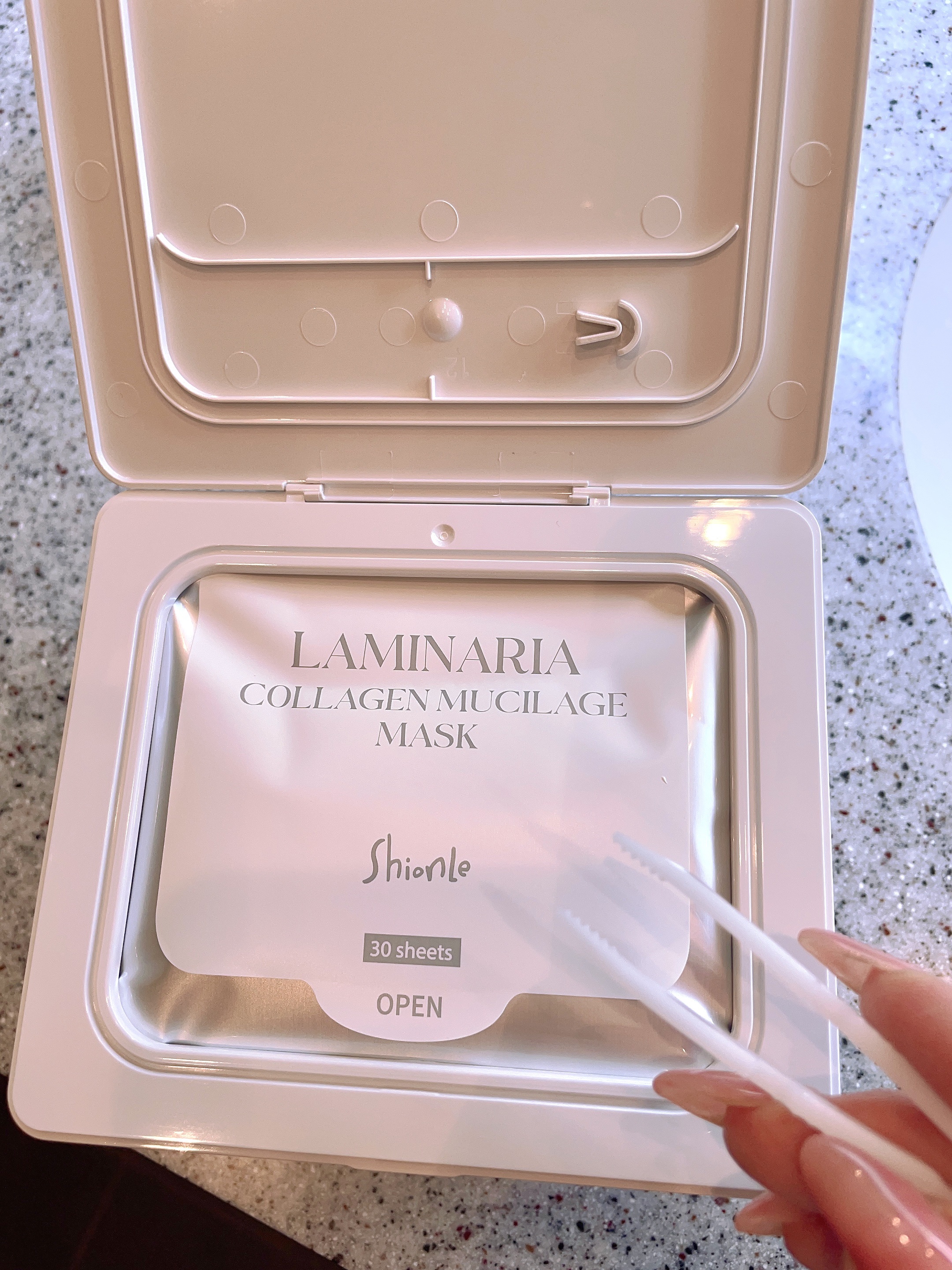 ラミナリア コラーゲン ミューシレージマスク/ShionLe/シートマスク・パックを使ったクチコミ（3枚目）