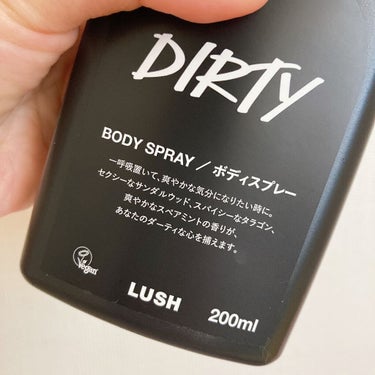 ラッシュ ダーティ ボディスプレーのクチコミ「LUSHの韓国の香り？のボディスプレー🌱✨


LUSHのボディスプレーは香り持ちもよく使い勝.....」（2枚目）