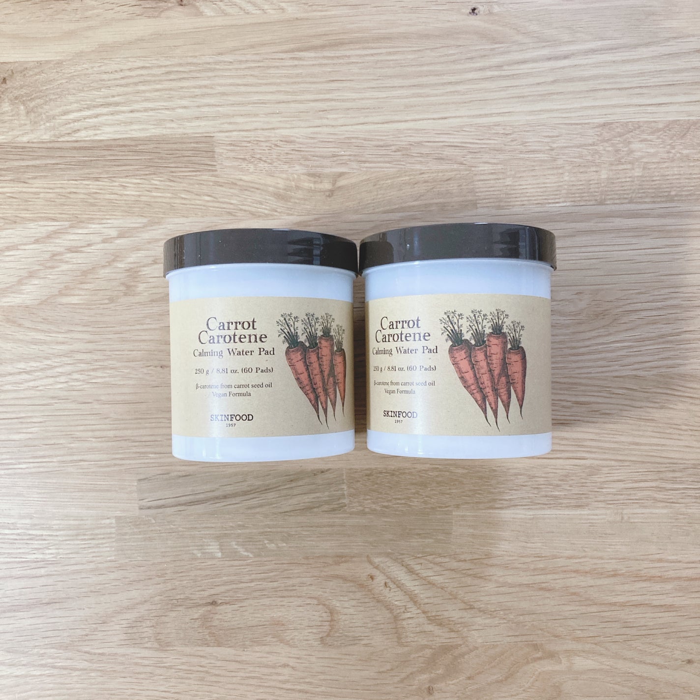 キャロットカロテン カーミングウォーターパッド/SKINFOOD/トナーパッドを使ったクチコミ(1枚目)