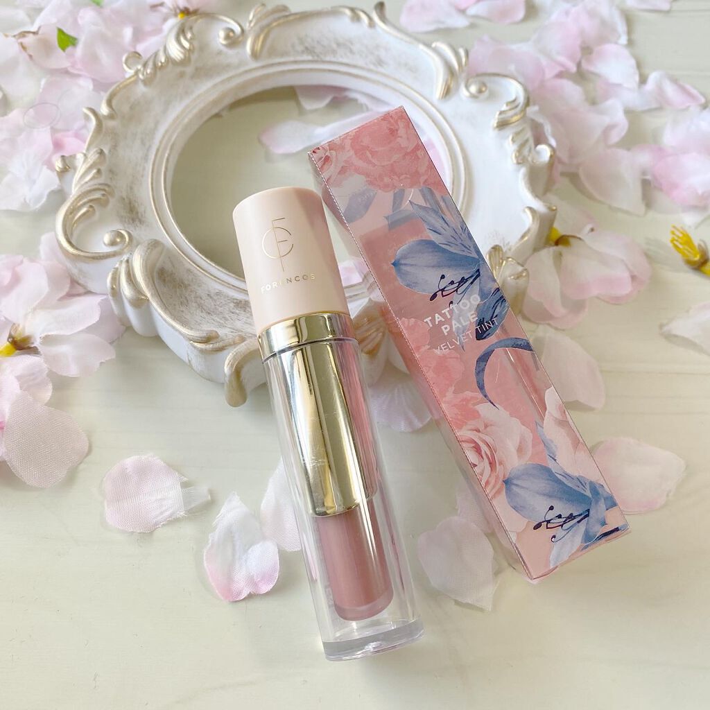 タトゥーベルベットティント/フォレンコス/リップティントを使ったクチコミ（2枚目）