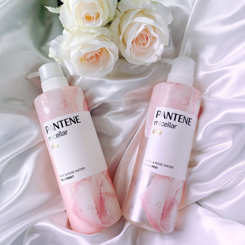 PRO-V ミセラー ピュア＆ローズウォーター ノンシリコンシャンプー/トリートメント/パンテーン/市販シャンプーを使ったクチコミ（1枚目）