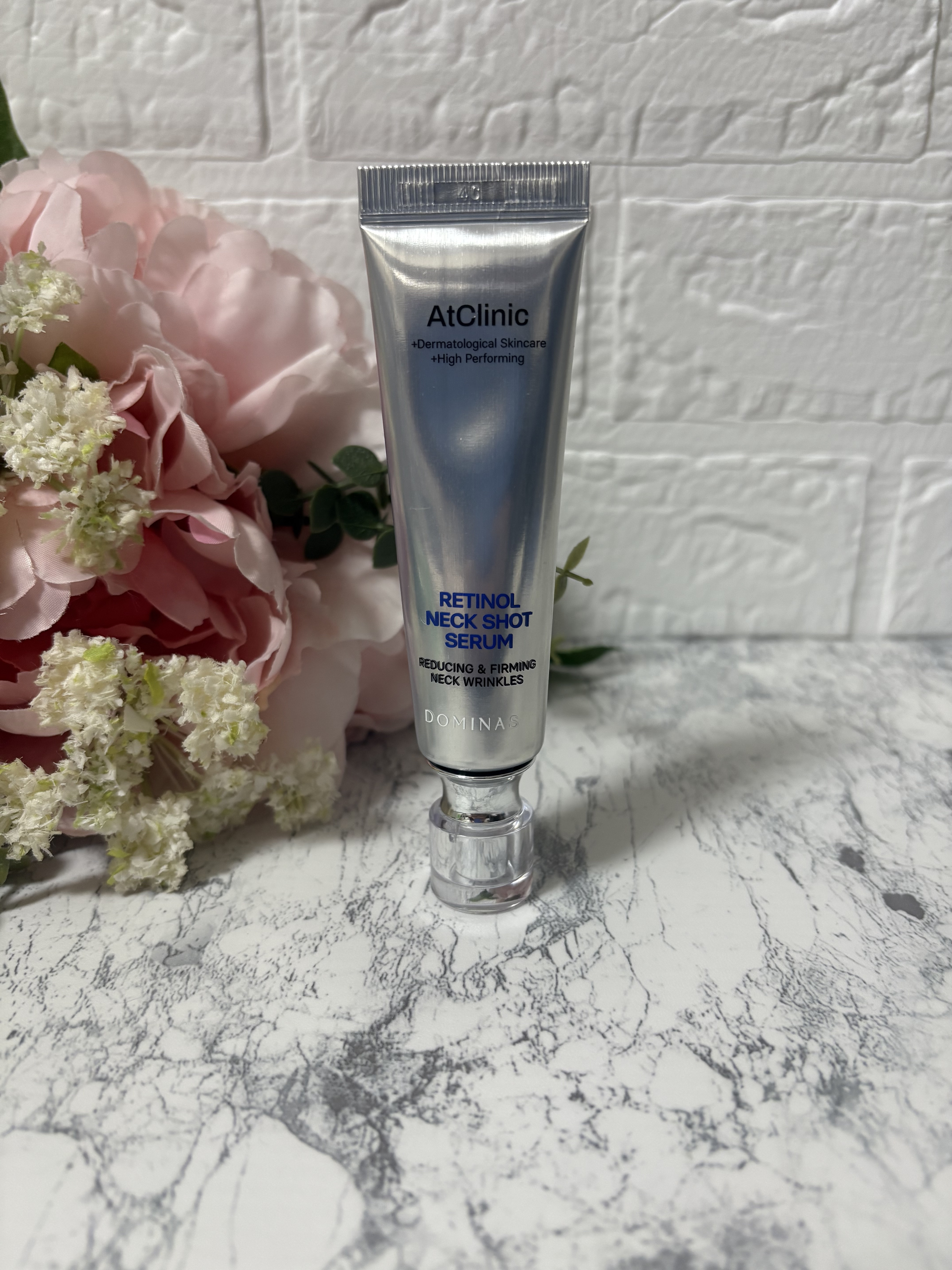 アットクリニック レチノール1600 ネックショット セラム/DOMINAS/ネック・デコルテケアを使ったクチコミ（2枚目）