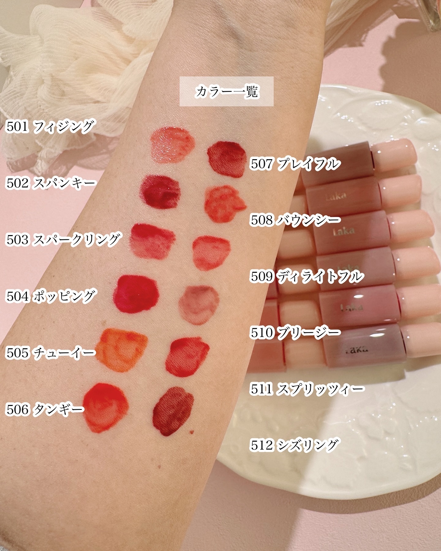ポッピングバルーンティント/Laka/リップティントを使ったクチコミ（2枚目）
