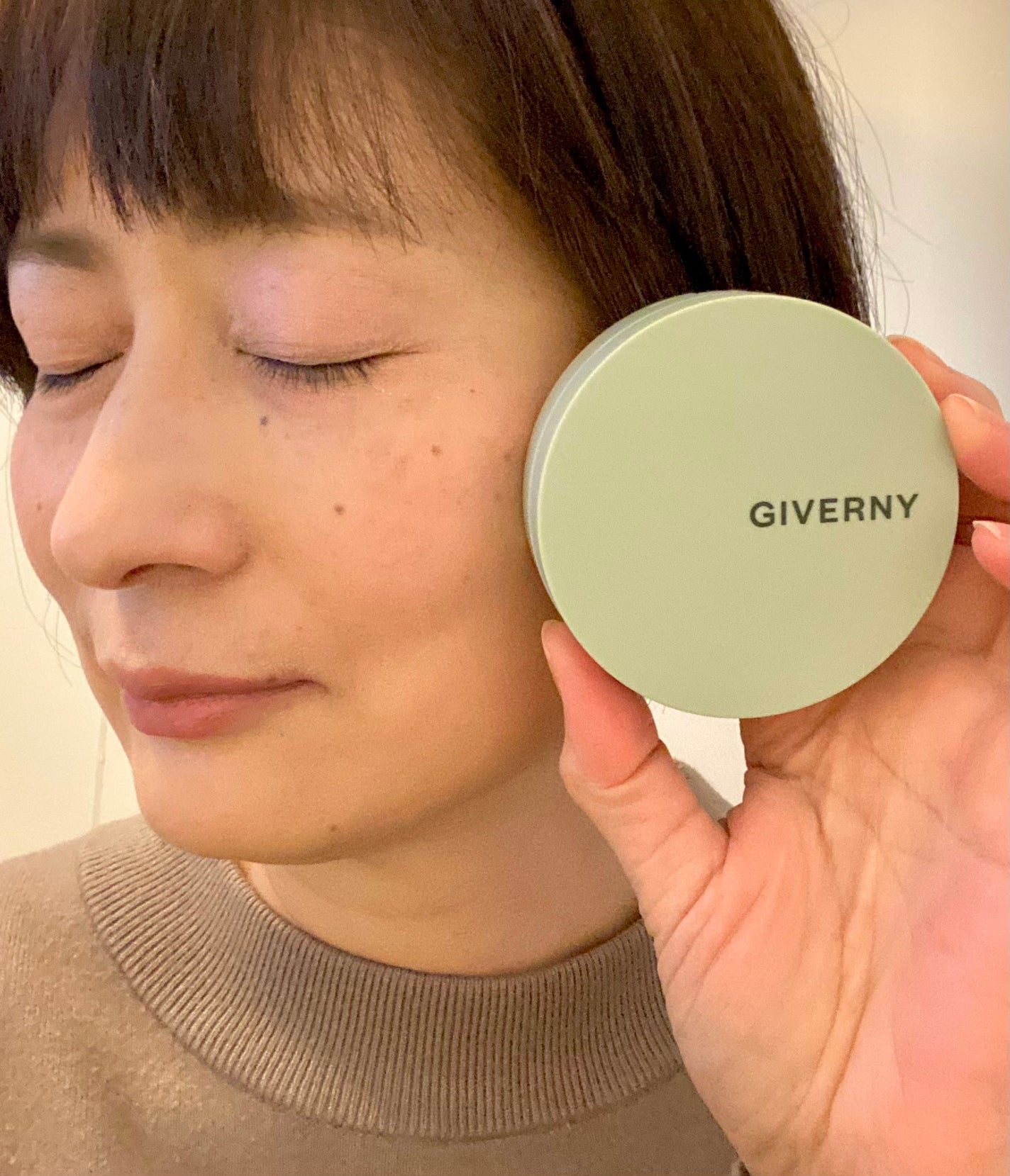 ジヴェルニー 密着カバークッション/GIVERNY/クッションファンデーションを使ったクチコミ(3枚目)