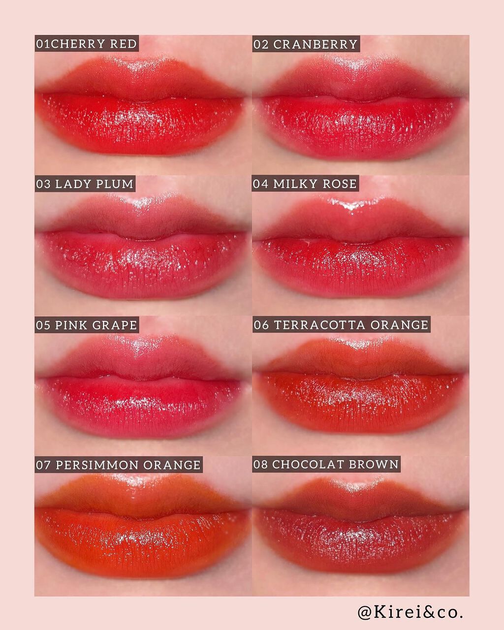 ルージュリップティント/Kirei&co./口紅を使ったクチコミ（1枚目）