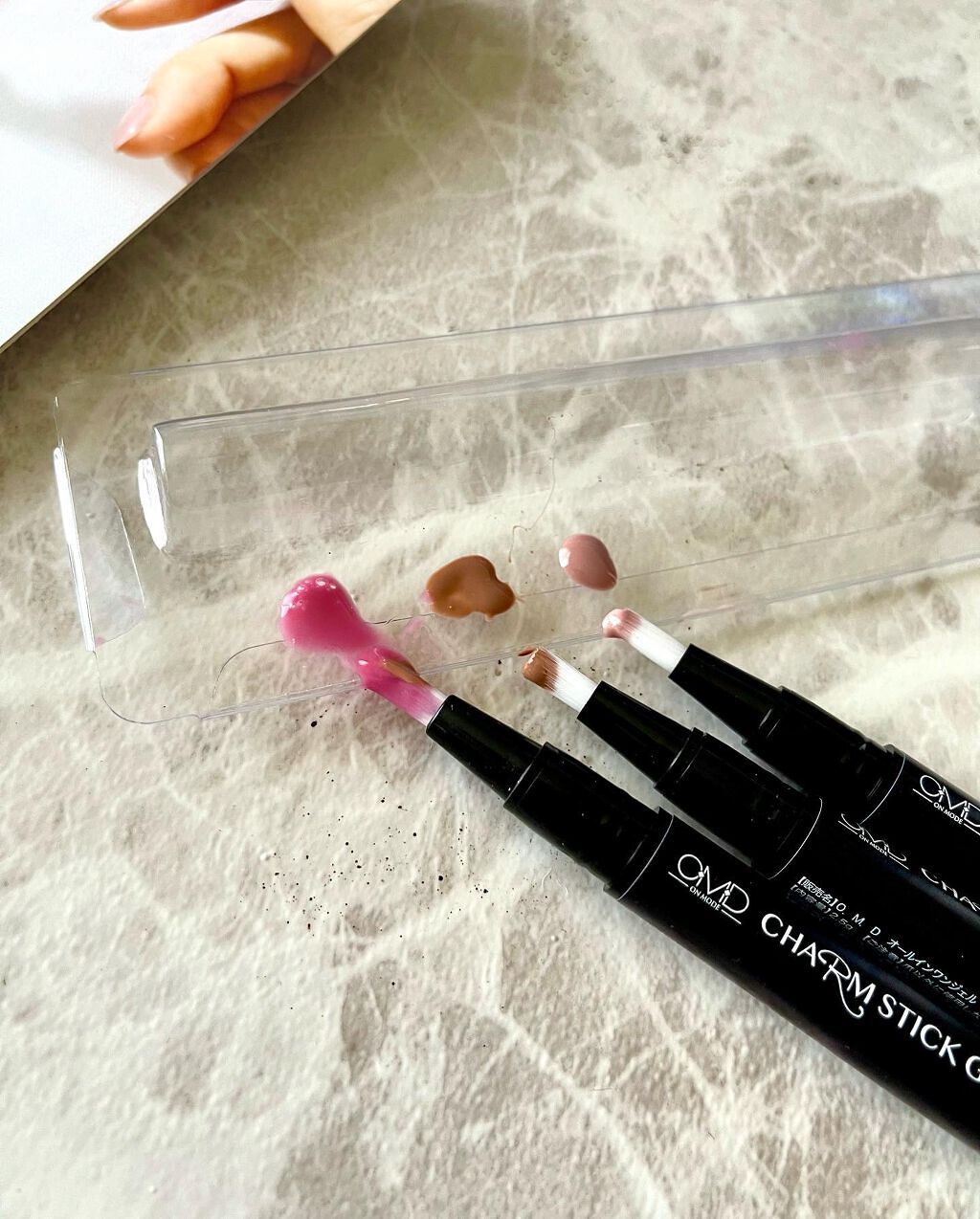 チャームスティックジェル/OMD/オールインワンネイルを使ったクチコミ(2枚目)