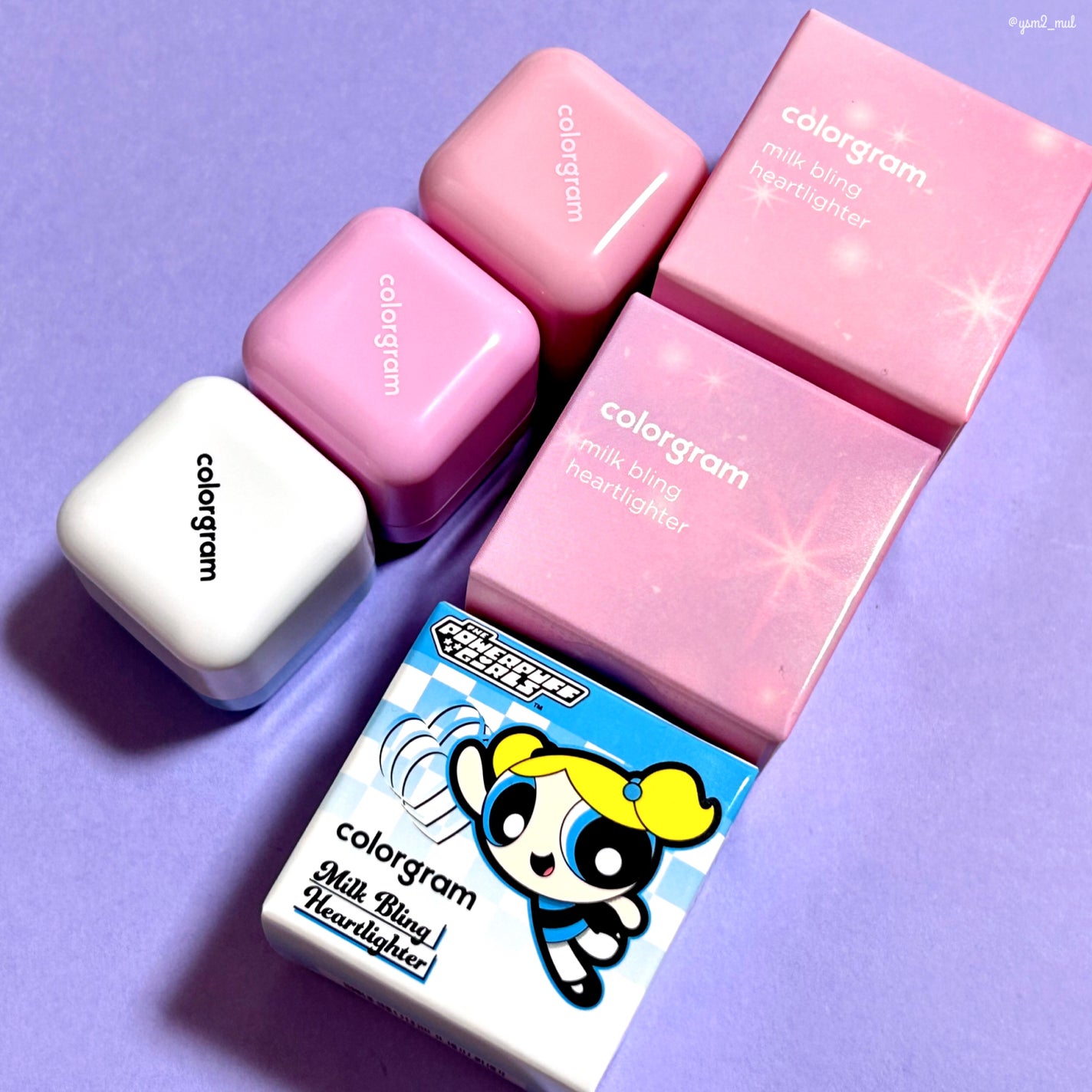 ミルクブリンハートライター/Colorgram/パウダーハイライトを使ったクチコミ(10枚目)