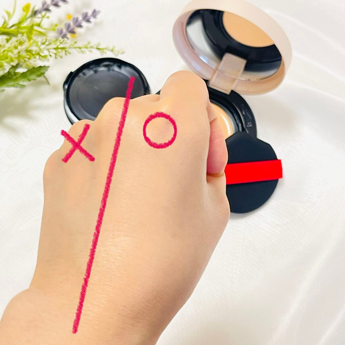 ドラマティッククッションジェリー/マキアージュ/クッションファンデーションを使ったクチコミ(3枚目)