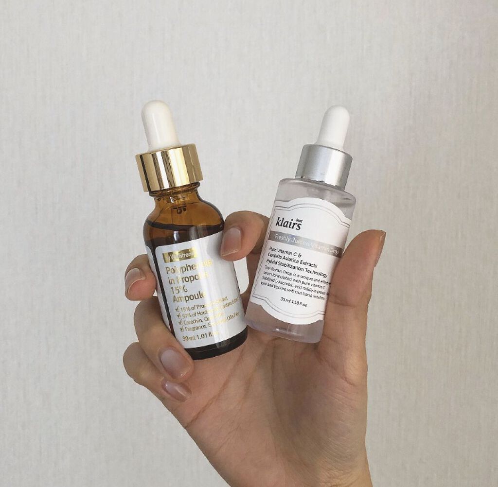 クレアス フレッシュリージュースドビタミンドロップ
お肌が飲むビタミンジュース

肌につけるとじんわり暖かくなり、刺激がなく使えました！
まだ使ってから2回目なので使い続けてみての効果に期待🥳👍

紫外線に弱いので使ったときは日焼け止め