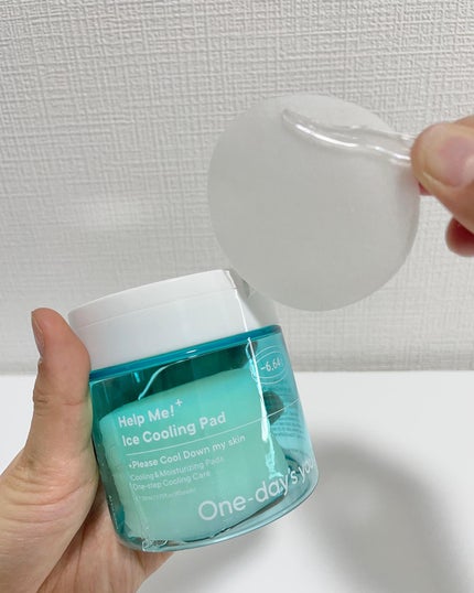 ヘルプミー! アイスクーリングパッド/One-day's you/トナーパッドを使ったクチコミ(6枚目)