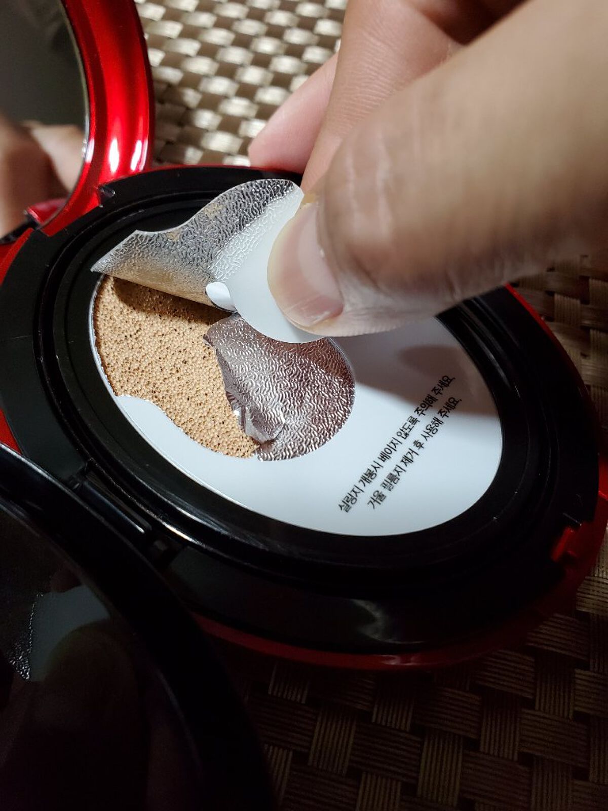 マスク フィット レッド クッション/TIRTIR(ティルティル)/クッションファンデーションを使ったクチコミ（2枚目）