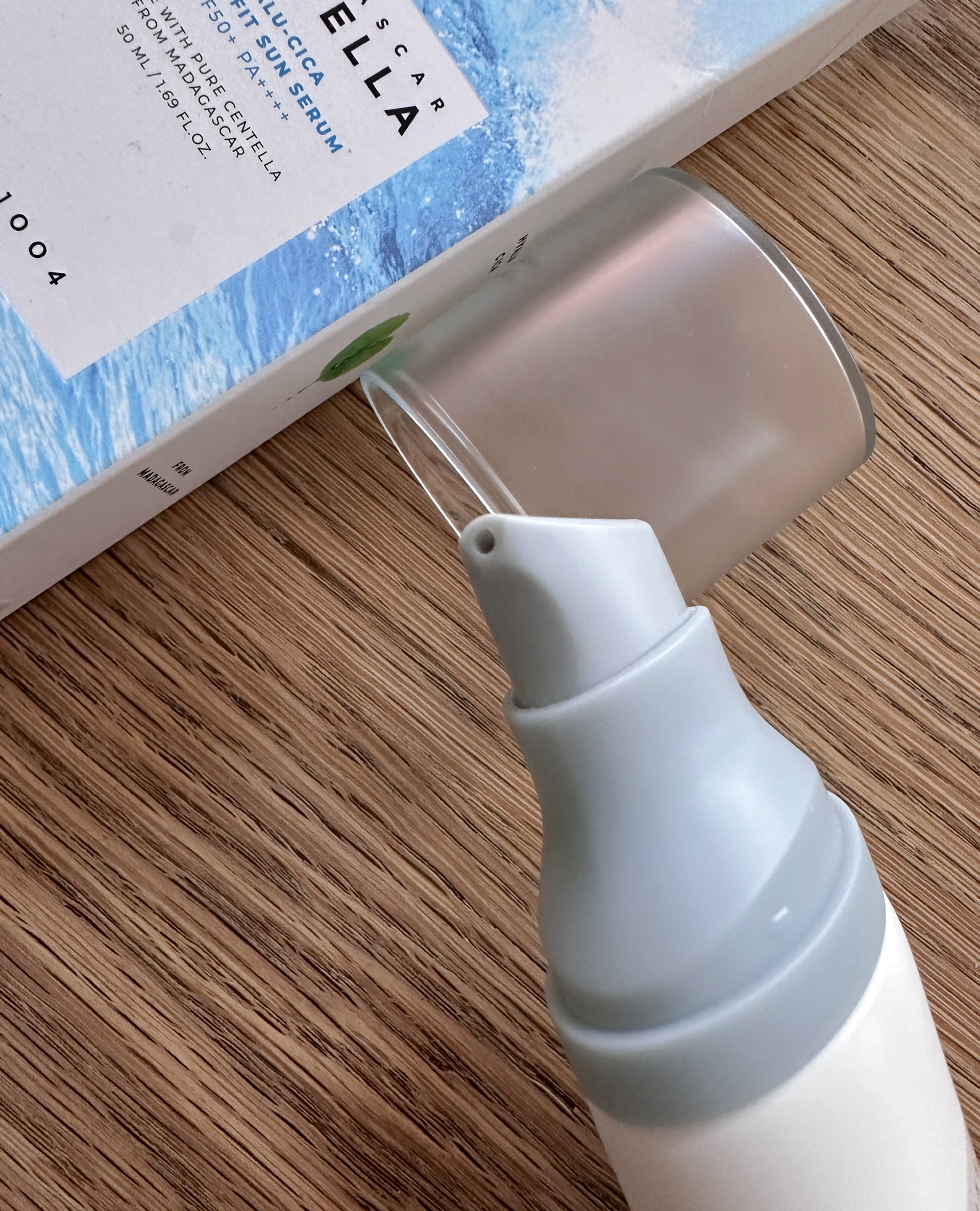 ヒアルーシカ ウォーターフィット サンセラム/SKIN1004/日焼け止めローションを使ったクチコミ（3枚目）