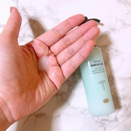 ミラクルズ うるおいブーストミルクウォーターセラム/パンテーン/アウトバストリートメントを使ったクチコミ(2枚目)