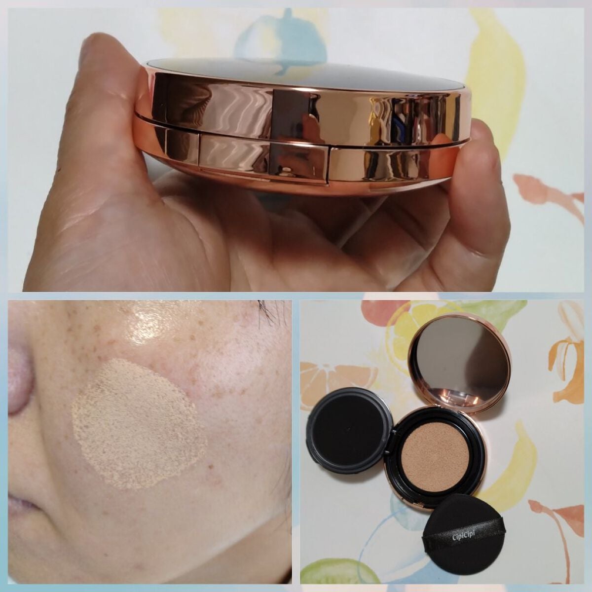 シピシピ フィットスキンクッション/CipiCipi/クッションファンデーションを使ったクチコミ(2枚目)