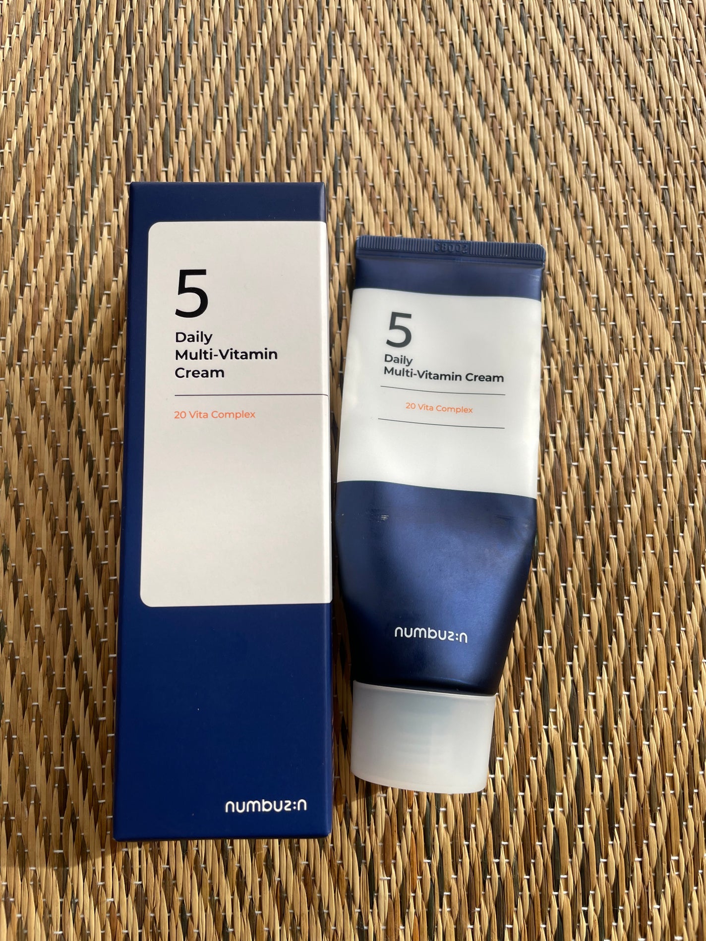 5番 22種マルチビタミンクリーム/numbuzin/フェイスクリームを使ったクチコミ(1枚目)
