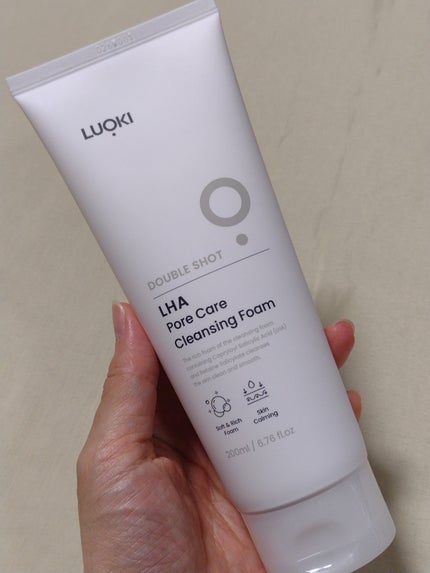 ダブルショットLHA毛穴ケアクレンジングフォーム /LUOKI/クレンジングクリームを使ったクチコミ(1枚目)