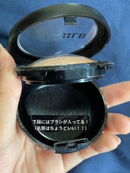 マーブルハイライター/LB/パウダーチークを使ったクチコミ(3枚目)