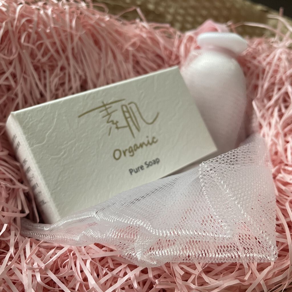 オーガニックピュアソープ/SUHADAcosmetics/洗顔石鹸を使ったクチコミ（1枚目）