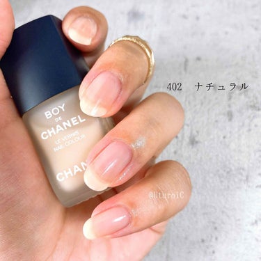 ボーイ ドゥ シャネル ネイル カラー 402 ナチュラル/CHANEL/マニキュアを使ったクチコミ（2枚目）