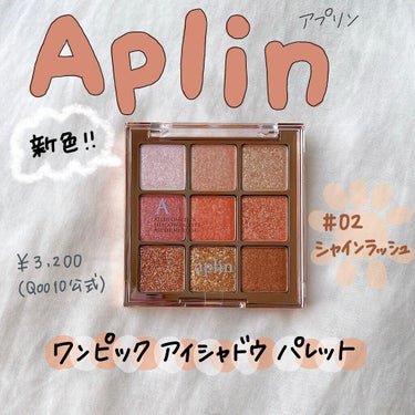 ワンピックアイシャドウパレット/APLIN/アイシャドウパレットを使ったクチコミ（1枚目）