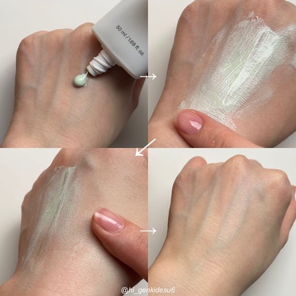 ダーマエクトシカトーンアップサンクリーム/Neulii/日焼け止めクリームを使ったクチコミ(2枚目)