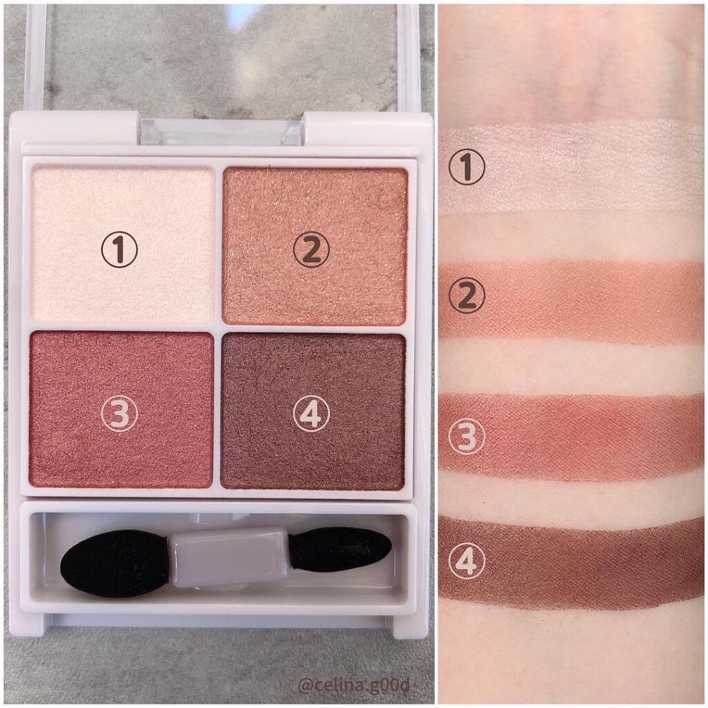 シルキースフレアイズ/キャンメイク/アイシャドウパレットを使ったクチコミ（3枚目）