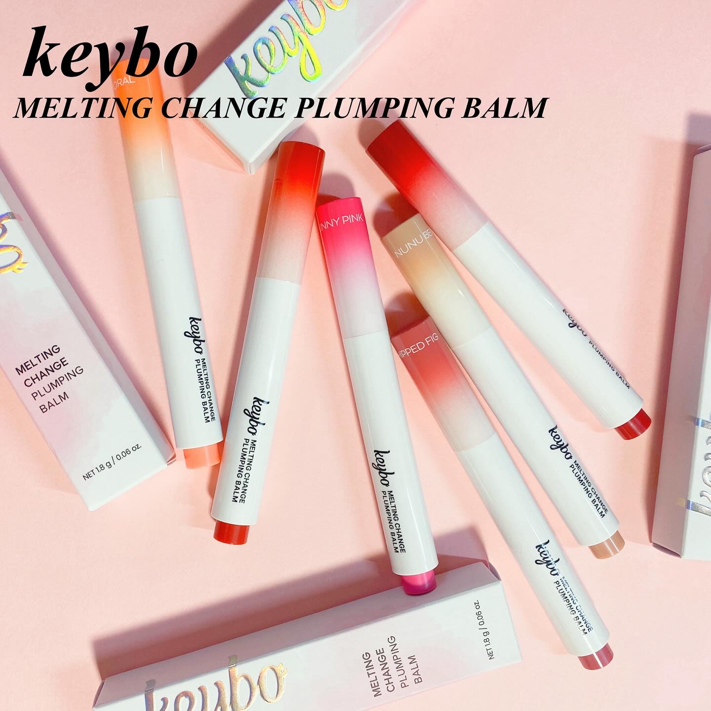 MELTING CHANGE PLUMPING BALM/keybo/口紅を使ったクチコミ（1枚目）