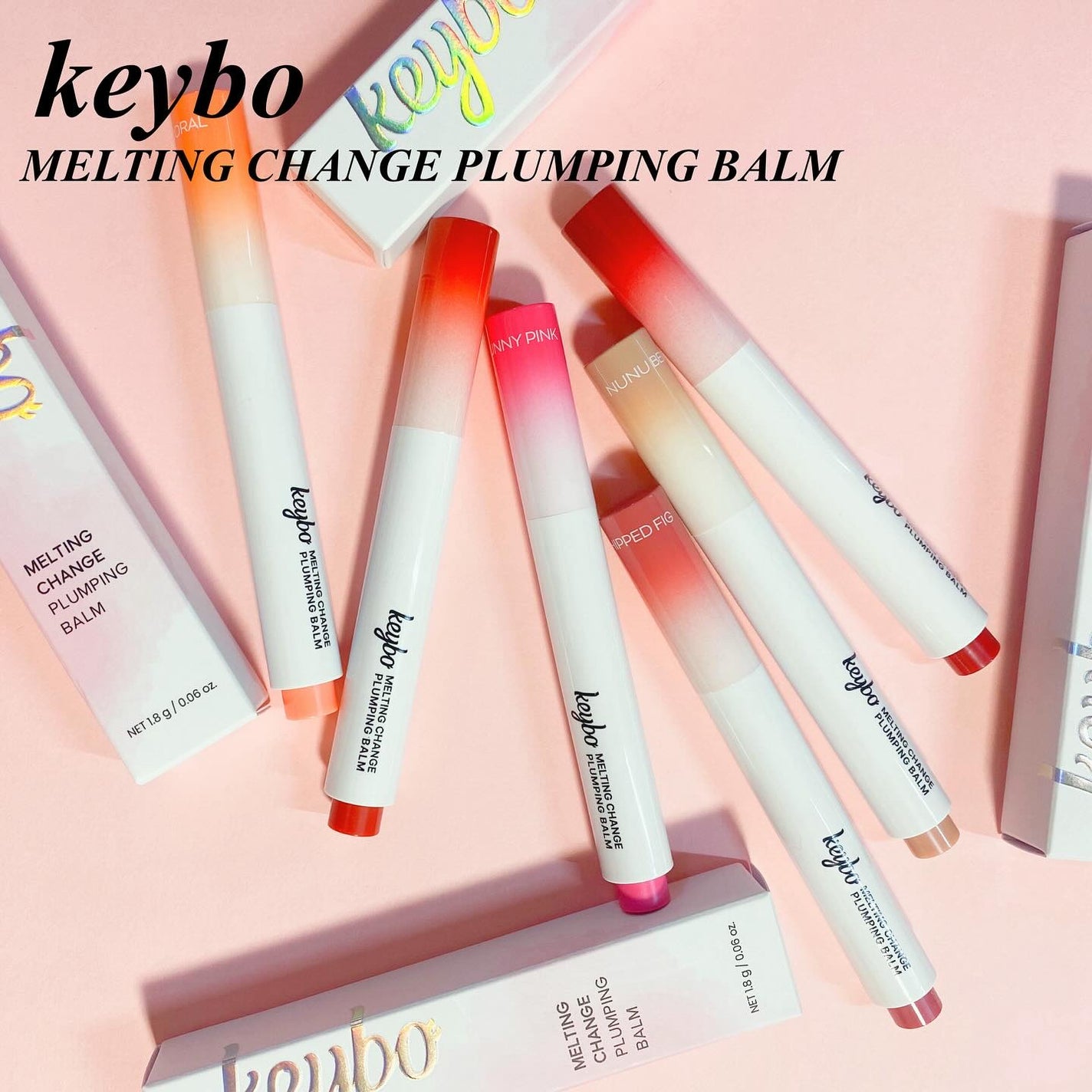 MELTING CHANGE PLUMPING BALM/keybo/口紅を使ったクチコミ(1枚目)