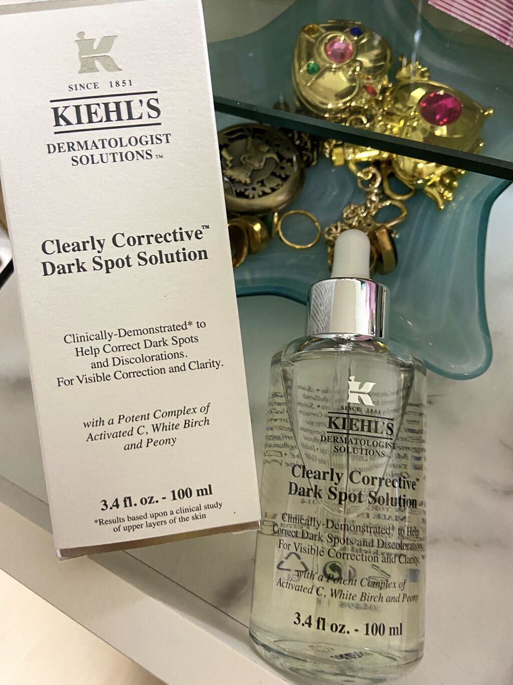 キールズ DS クリアリーブライト エッセンス[医薬部外品]/Kiehl's/美容液を使ったクチコミ（1枚目）