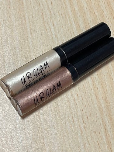 UR GLAM　LIQUID EYESHADOW シャンパンベージュ/U R GLAM/リキッドアイシャドウを使ったクチコミ（1枚目）