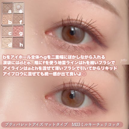 プティパレットアイズ(マットタイプ)/キャンメイク/パウダーアイシャドウを使ったクチコミ(6枚目)