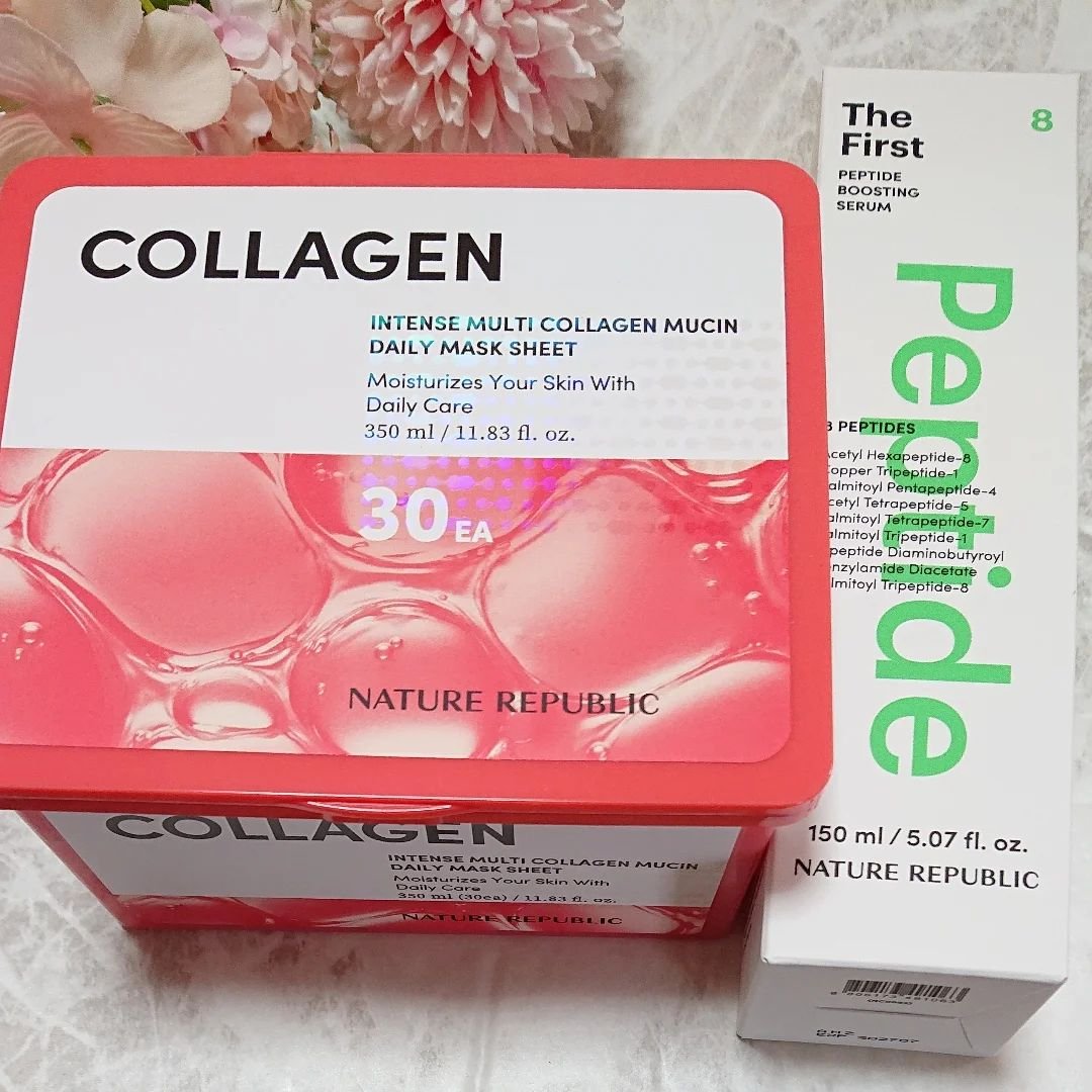 コラーゲンデイリーシートマスク/ネイチャーリパブリック/シートマスク・パックを使ったクチコミ（1枚目）