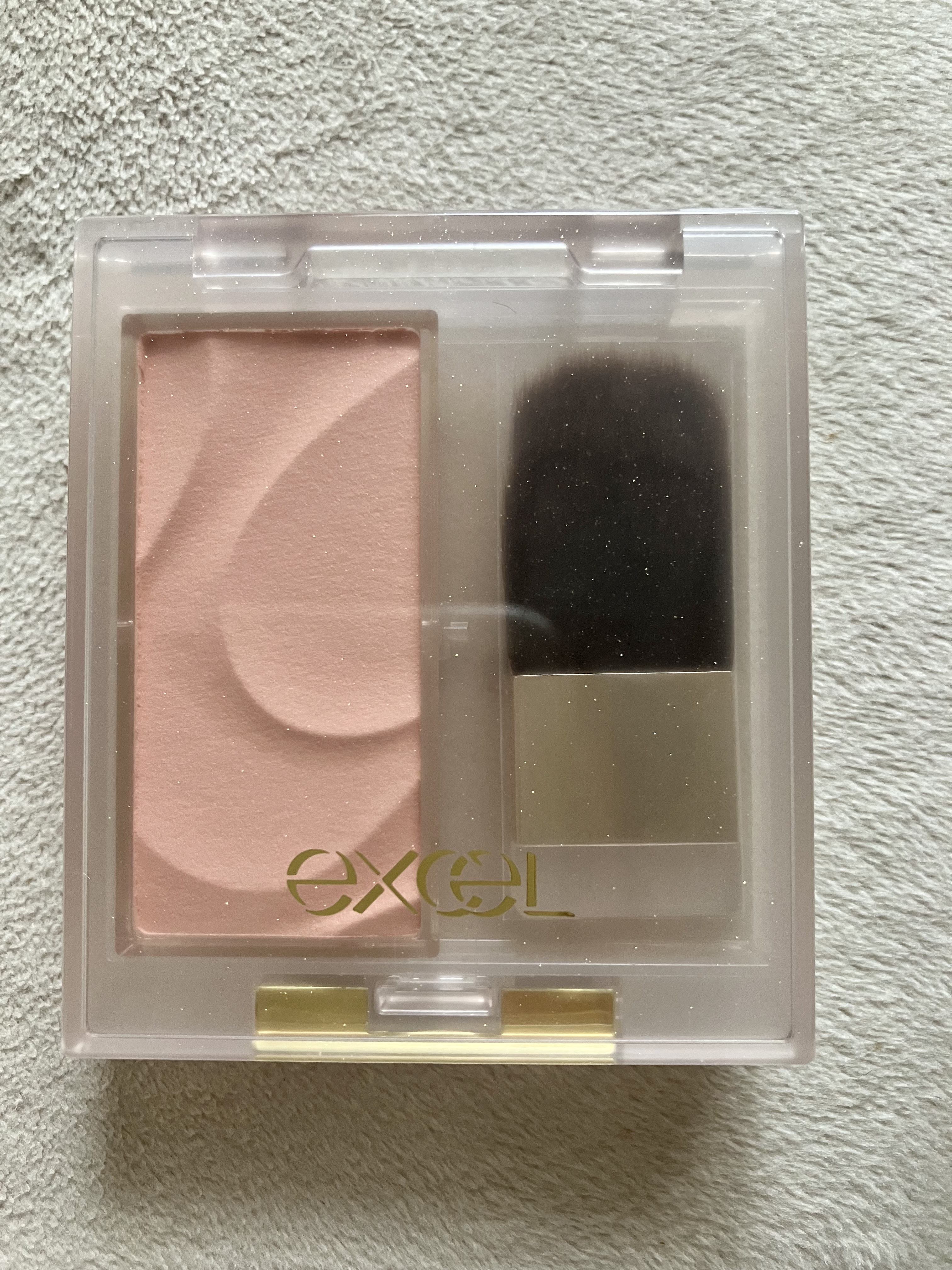 シームレストーン ブラッシュ SB05 ワルツ(限定)/excel/パウダーチークを使ったクチコミ（1枚目）