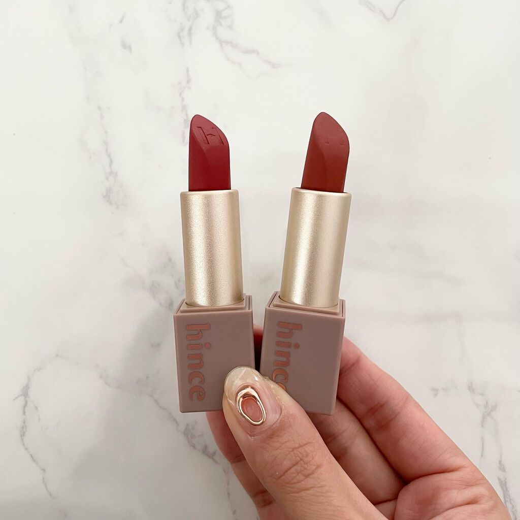 ムードインハンサーマット  M006 アバヴパッション/hince/口紅を使ったクチコミ（1枚目）