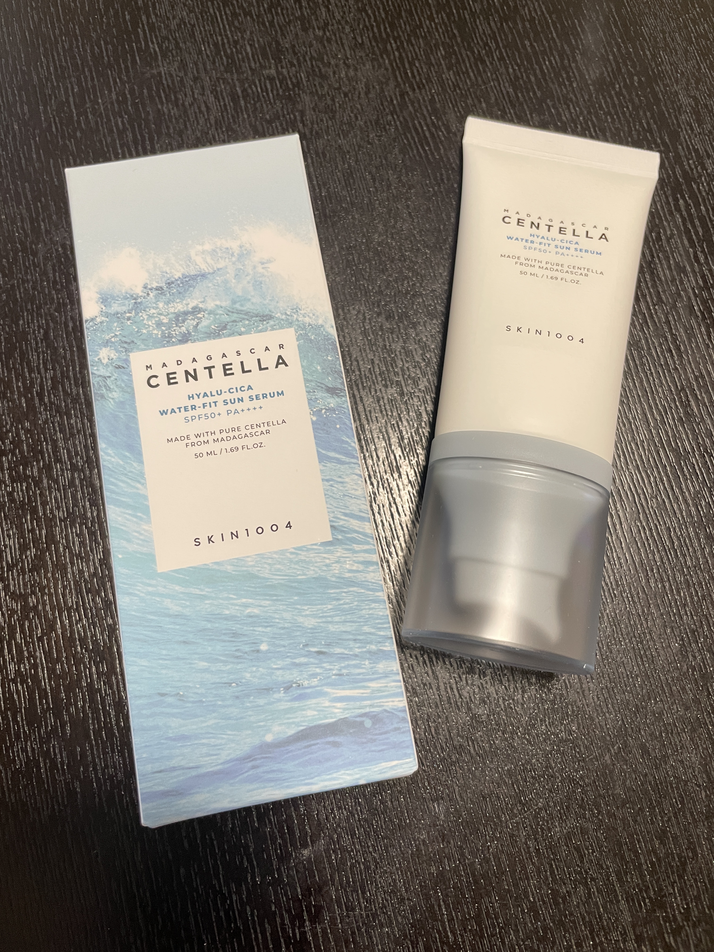 ヒアルーシカ ウォーターフィット サンセラム/SKIN1004/日焼け止めローションを使ったクチコミ（1枚目）