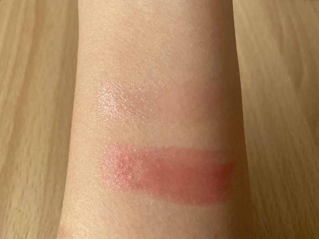 ベアーシャインリップバーム 03 COZY RED/mude./口紅を使ったクチコミ（2枚目）